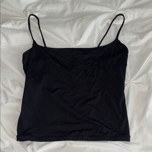 Women’s basic black tank top